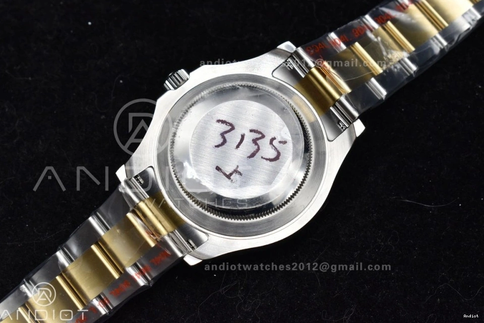 Yacht-Master 116623 GMF White Plated YG SA3135 Edition on YG Dial SS Bracelet Best 0417